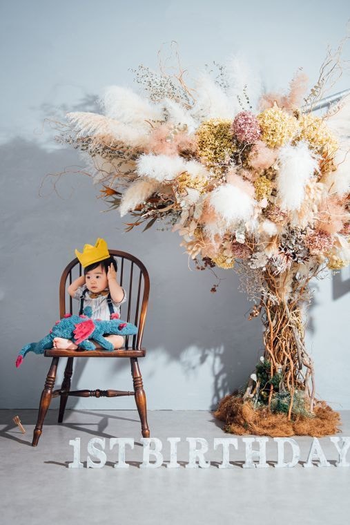 バースデー・誕生日の撮影：愛知県半田市ルリエフォトスタジオ