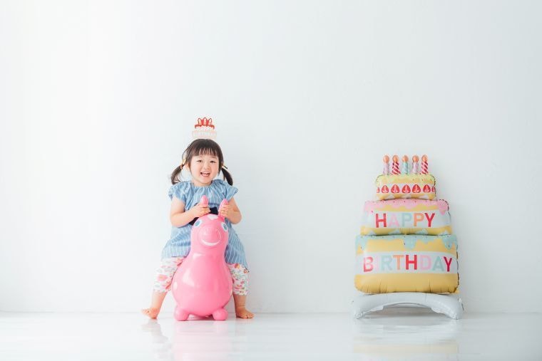 バースデー・誕生日の撮影：愛知県半田市ルリエフォトスタジオ
