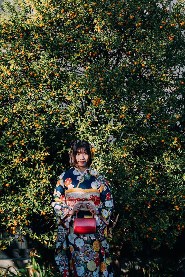 成人式・二十歳の撮影：愛知県半田市ルリエフォトスタジオ