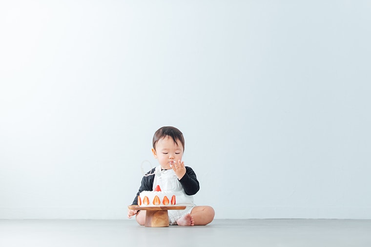バースデー・誕生日の撮影：愛知県半田市ルリエフォトスタジオ